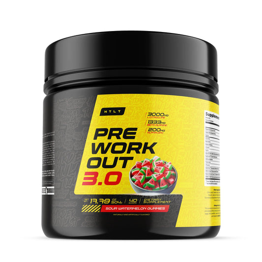 HTLT Pre-Workout 3.0 Sour Watermelon Gummies