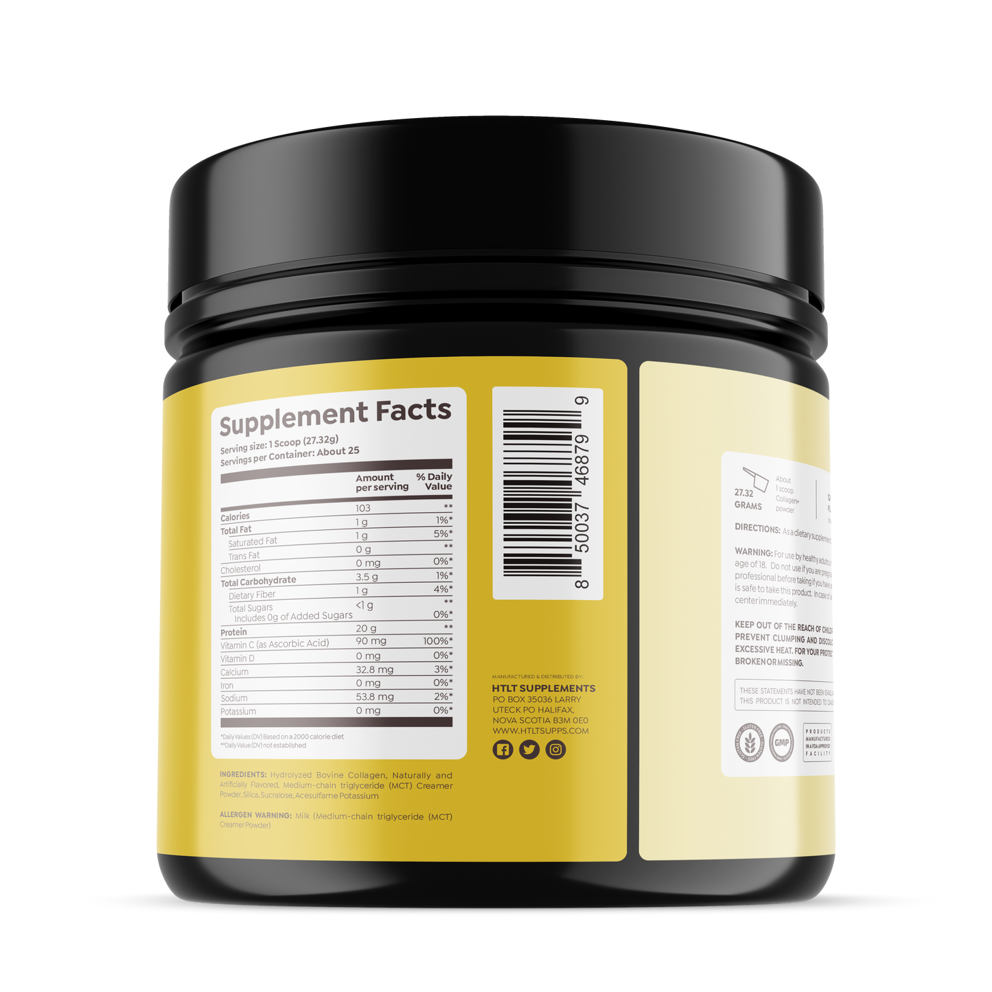 HTLT Collagen Plus Powder Homemade Vanilla